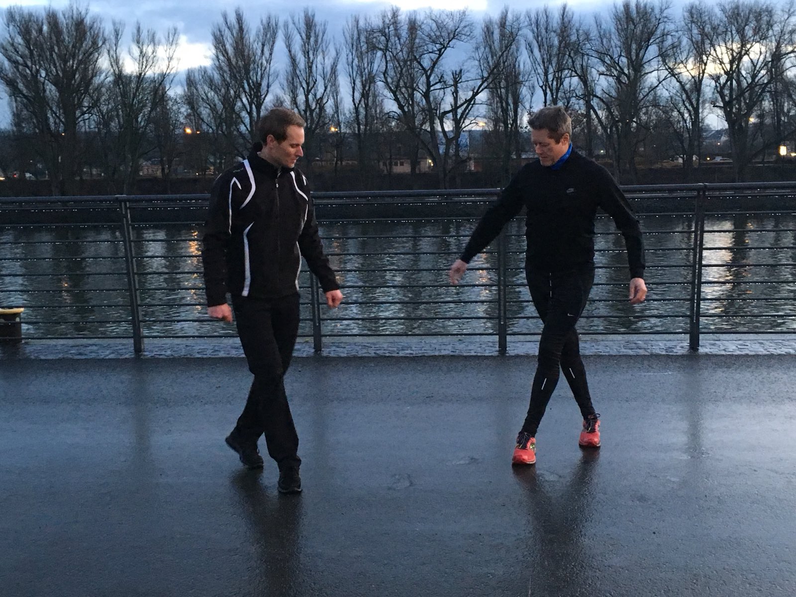Lauftraining am Mainufer